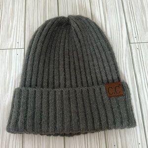 C.C. Dark‎ Gray Beanie Hat